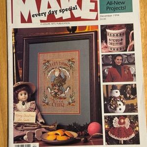 Vintage Leisure Arts Magazine December 1994